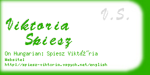 viktoria spiesz business card